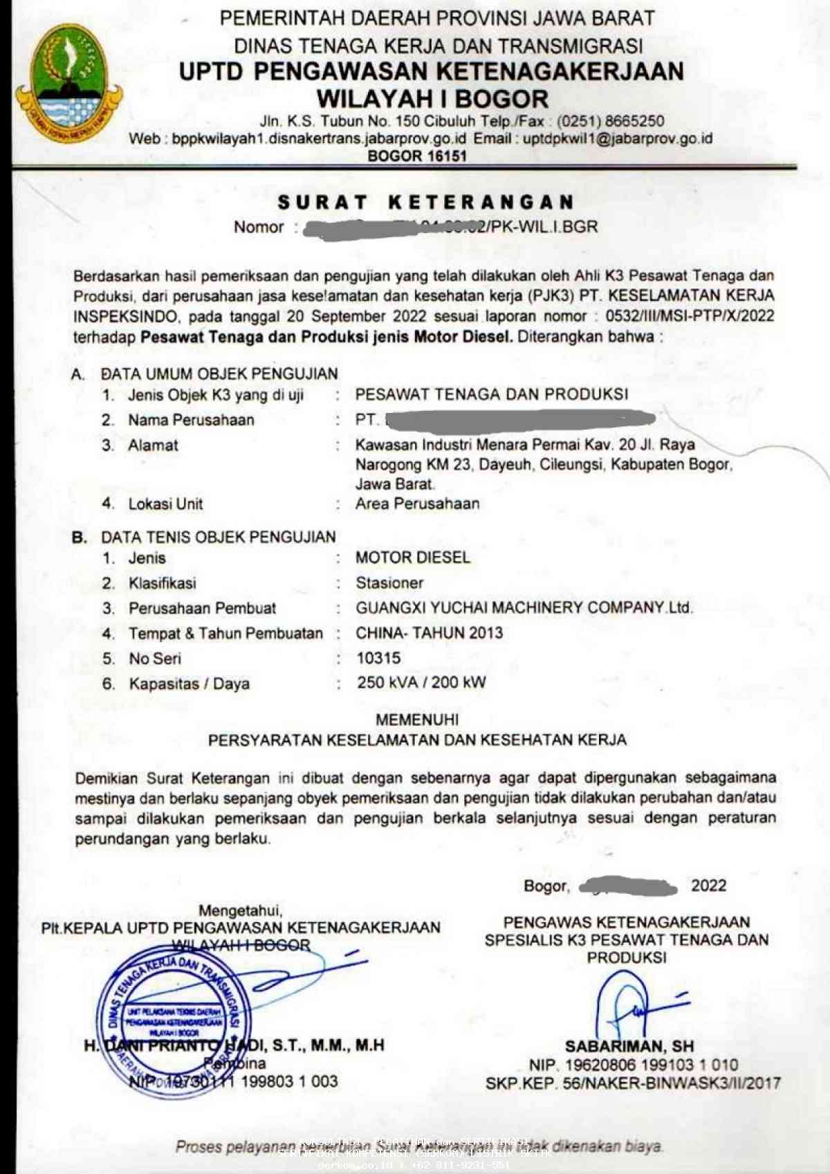 Riksa Uji Derrick Crane untuk Mendapatkan SIA/SILO/Suket K3 Alat: Memastikan Keamanan dan Kelayakan Operasi