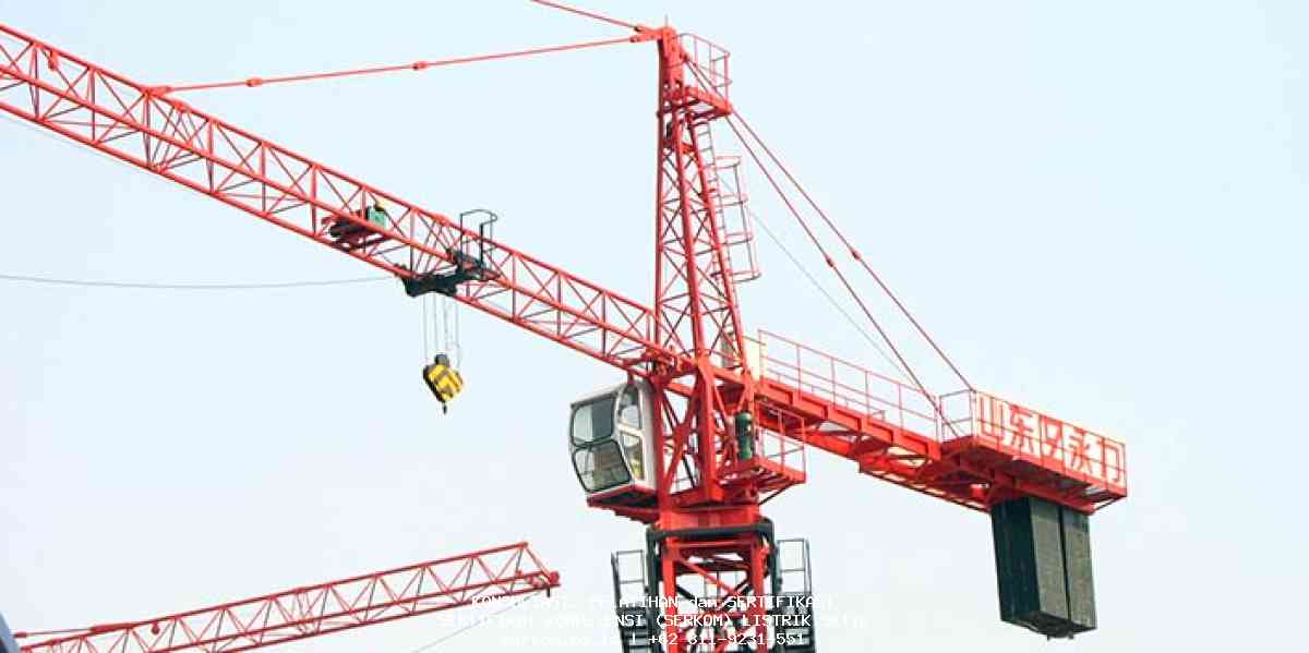 Tower Crane, Tipe Tower Crane, Pemasangan Tower Crane dan Kapasitasnya
