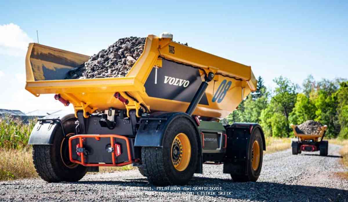 Volvo Kembangkan Alat Berat Otonom Tenaga Baterai Listrik